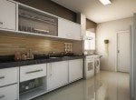 Cozinha e área de serviço