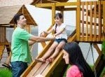 família em playground