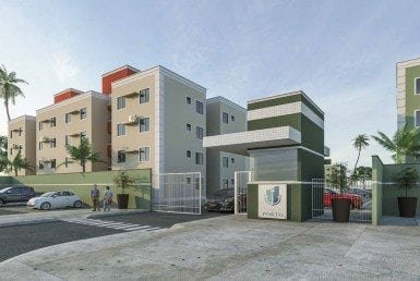 Village do Porto, apartamento no Turú, 2 quartos, 1 suíte, 47m², Minha Casa Minha Vida 42