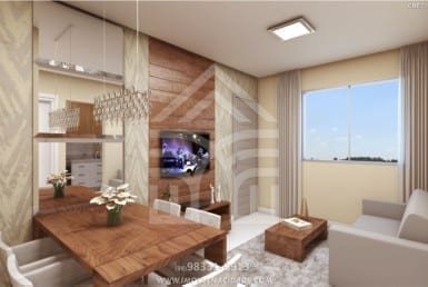 Condomínio Plaza das Flores III, apartamentos com 2 quartos, 46m², na Estrada de Ribamar. 35