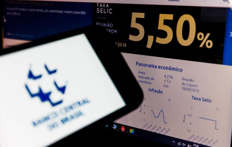 Banco Central reduz Selic em 0,50 p.p., para 5,5%, menor valor na história