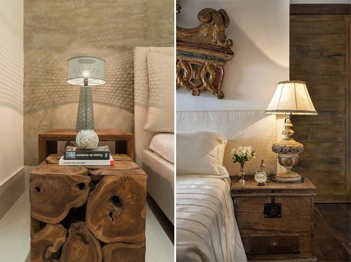 Modelos diferentes e ousados de criado-mudo para se inspirar na decoração do seu quarto 2