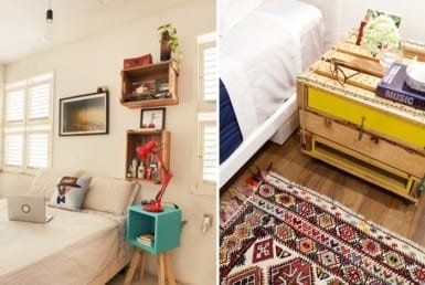 Modelos diferentes e ousados de criado-mudo para se inspirar na decoração do seu quarto 6