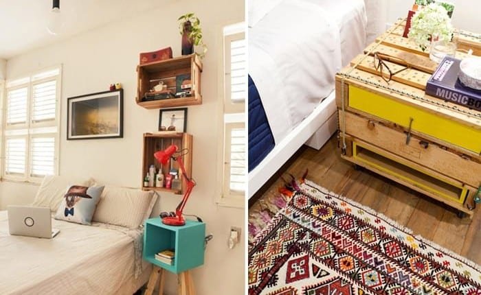 Modelos diferentes e ousados de criado-mudo para se inspirar na decoração do seu quarto
