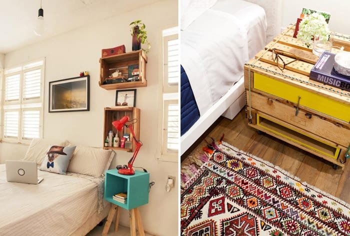 Modelos diferentes e ousados de criado-mudo para se inspirar na decoração do seu quarto
