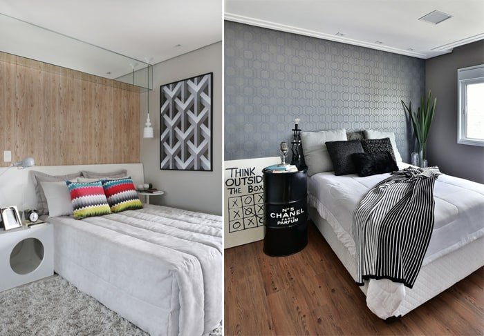 Modelos diferentes e ousados de criado-mudo para se inspirar na decoração do seu quarto 7