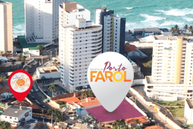 Edifício Porto Farol, apartamentos na Ponta do Farol, 3 suítes, 119m² a 185m², e cobertura 2