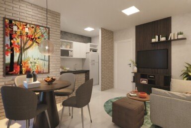 Village Alvorada I, apartamentos de 43m² e 46m², 2 quartos, perto da UEMA, São Luís MA 22